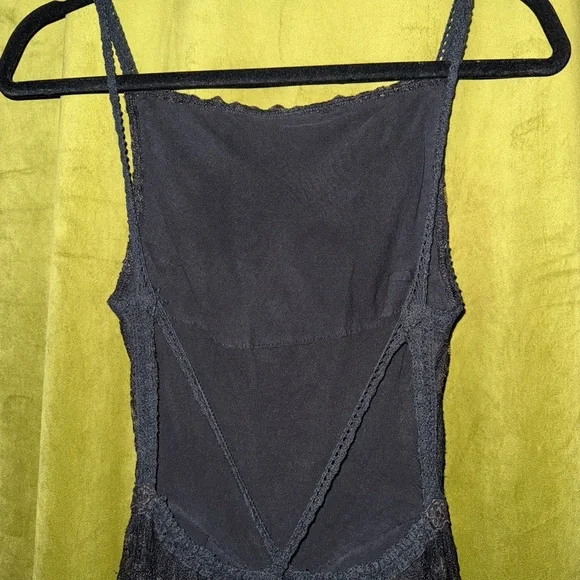 Lace Open Back Black Dress, S - Picture 4 of 4